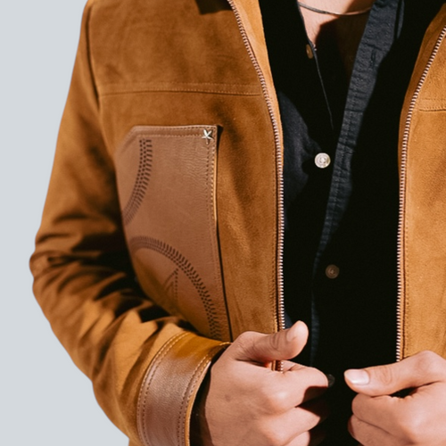 Night Star [Star Edition] Stylish wear Leather Jacket for men
