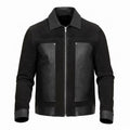 Blaatan The Knox Astro Edition Obsidian Black Genuine Leather Formal Jacket for Men